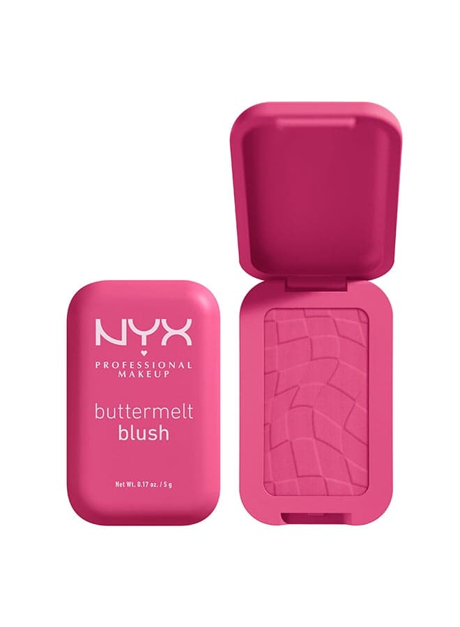 Buttermelt Blush, Powder Blush, Up To 12 H Wear, Fade & Transfer Resistant, Butta With Time