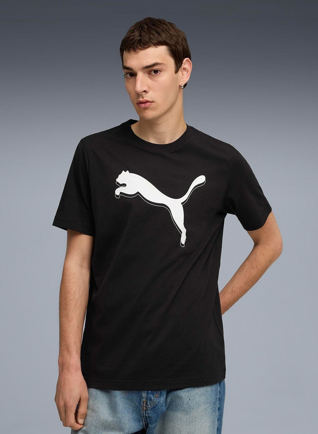 Puma Men's Graphic Cat Logo Tee