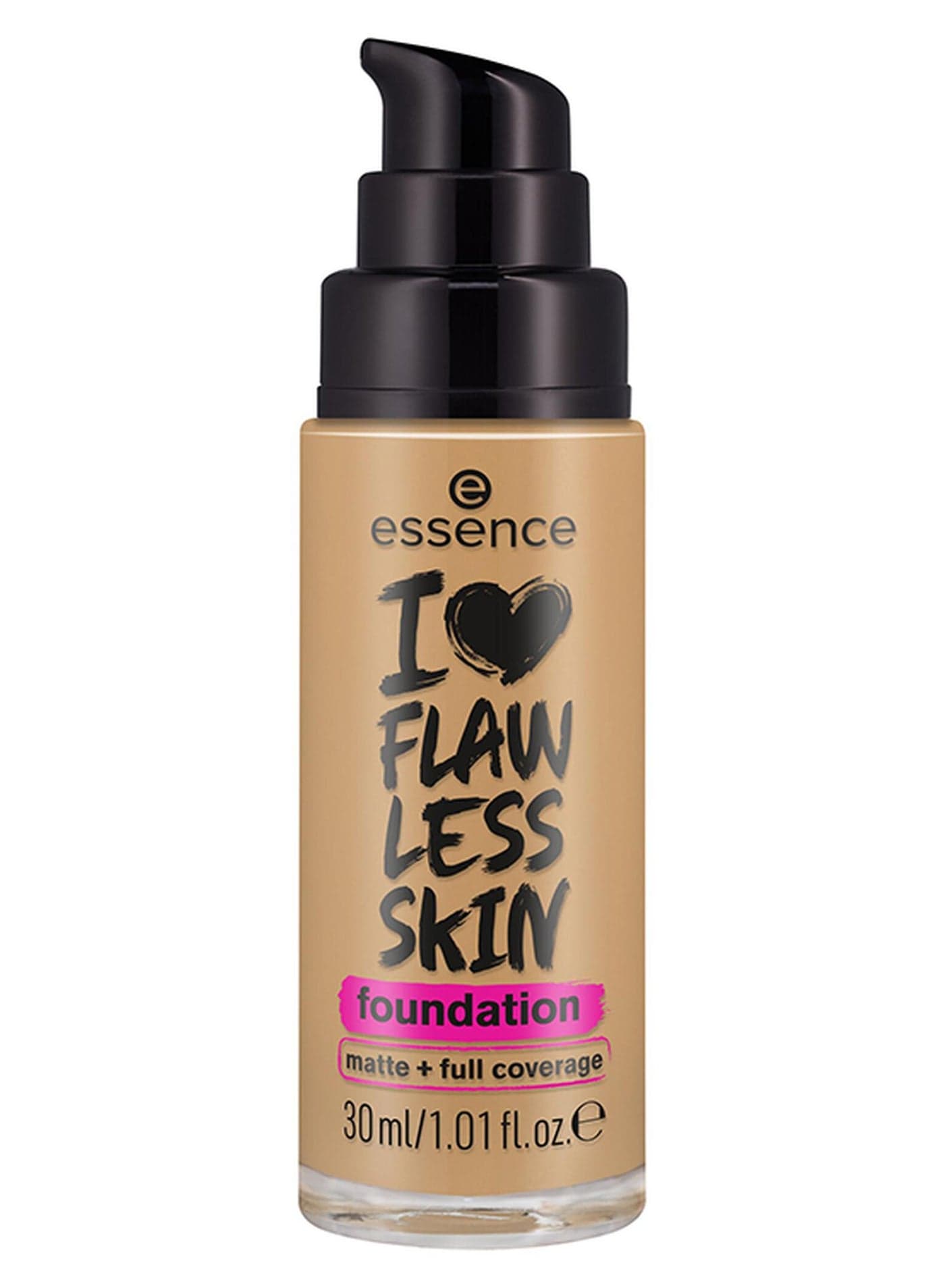 I Love Flawless Skin Foundation | No. 90 Dark Sand | Long Lasting Matte Finish | High Coverage | Vegan Oil Free | SPF 20 with UVA UVB Filter | Perfume Free | Lightweight Formula | 30ml Dark Sand 90