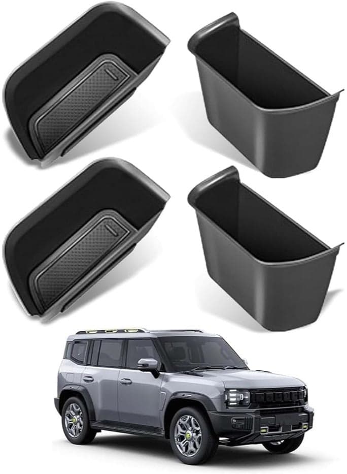 4Pcs Car Door Pull Storage Box Accessory Fit for Jetour Traveler T2