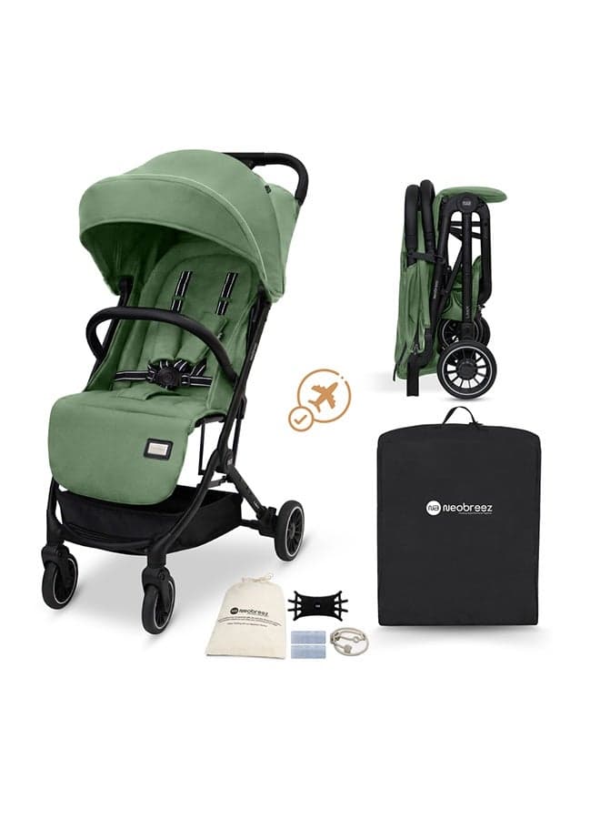 LITEX Ultra-Lightweight Cabin Size Approved Travel Stroller|Trolley Handle Compact Foldable Pushchair, Baby Kids Todddler Stroller, Travel Trolley, Waterproof UPF 50+Canopy, 0-3yrs, 15kg, 3yrs Warranty