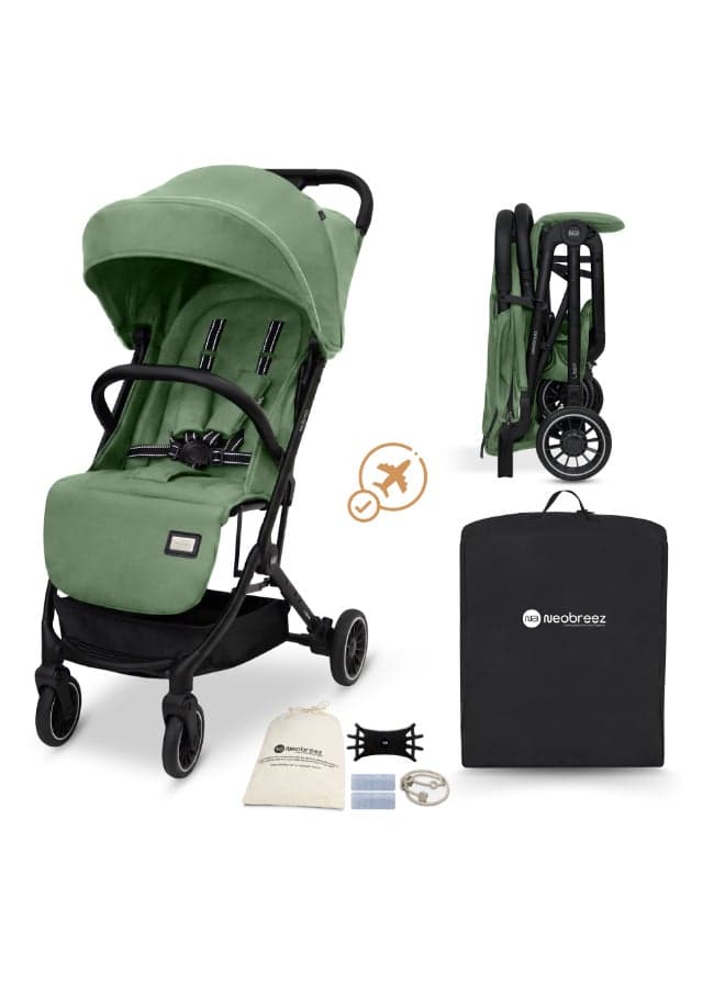 LITEX Ultra-Lightweight Cabin Size Approved Travel Stroller|Trolley Handle Compact Foldable Pushchair, Baby Kids Todddler Stroller, Travel Trolley, Waterproof UPF 50+Canopy, 0-3yrs, 15kg, 3yrs Warranty