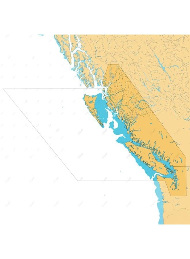 Reveal Coastal - Alaska, Map Card for Marine GPS Navigation