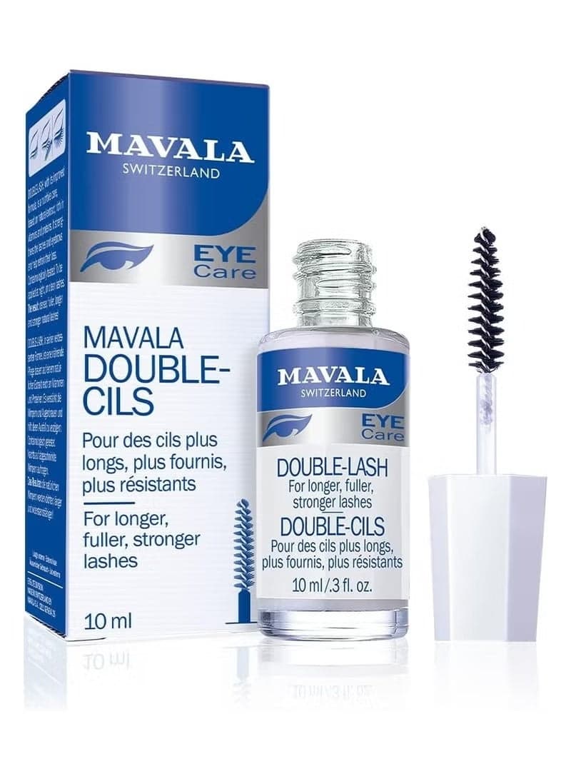 Mavala Switzerland Double Lash Eye Care Serum for Stronger and Thicker Eye Lashes, 10 ml