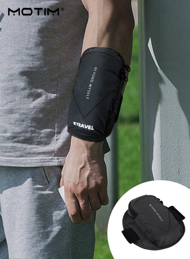 Cell Phone Armband Mobile Phone Holder, Waterproof Running Arm Bag Wristband, Reflection Cell Phone Holder for Exercise Workout, Compatible with Smartphones up to 7 Inches and Small Items