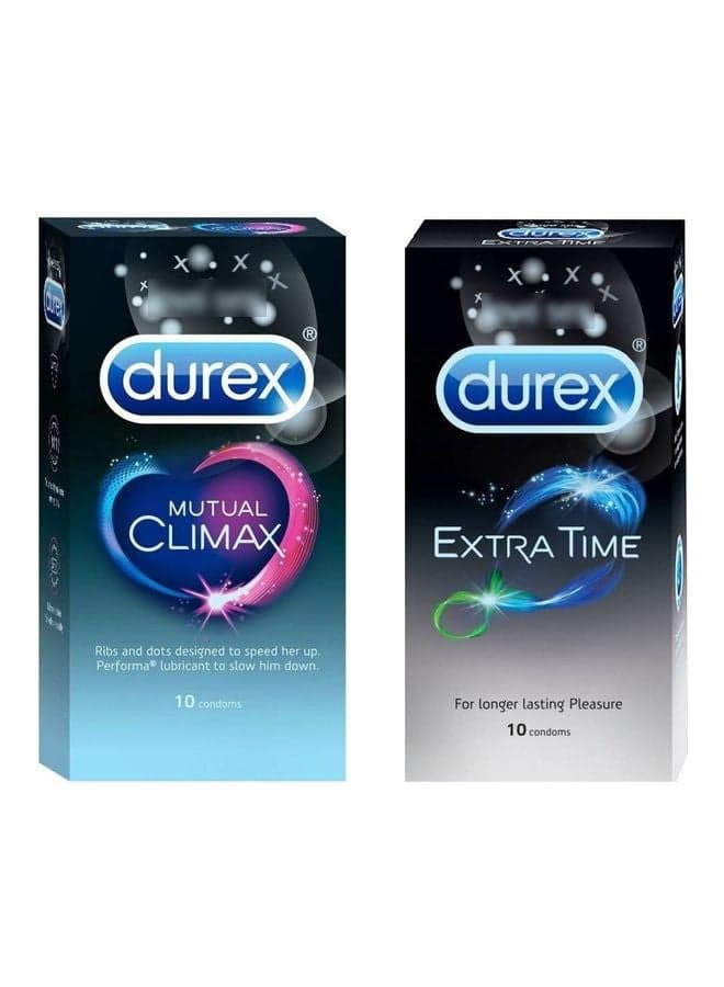 Set Of 2 Extra Time And Mutual Climax Condom