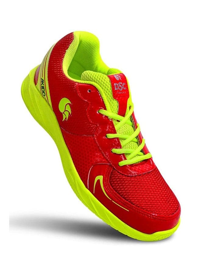 Akido Badminton Shoes | Material : EVA/Rubber/Polyvinyl Chloride | For Men & Boys | Lightweight | Better Cushioning | Breathable Mesh | Better Fit