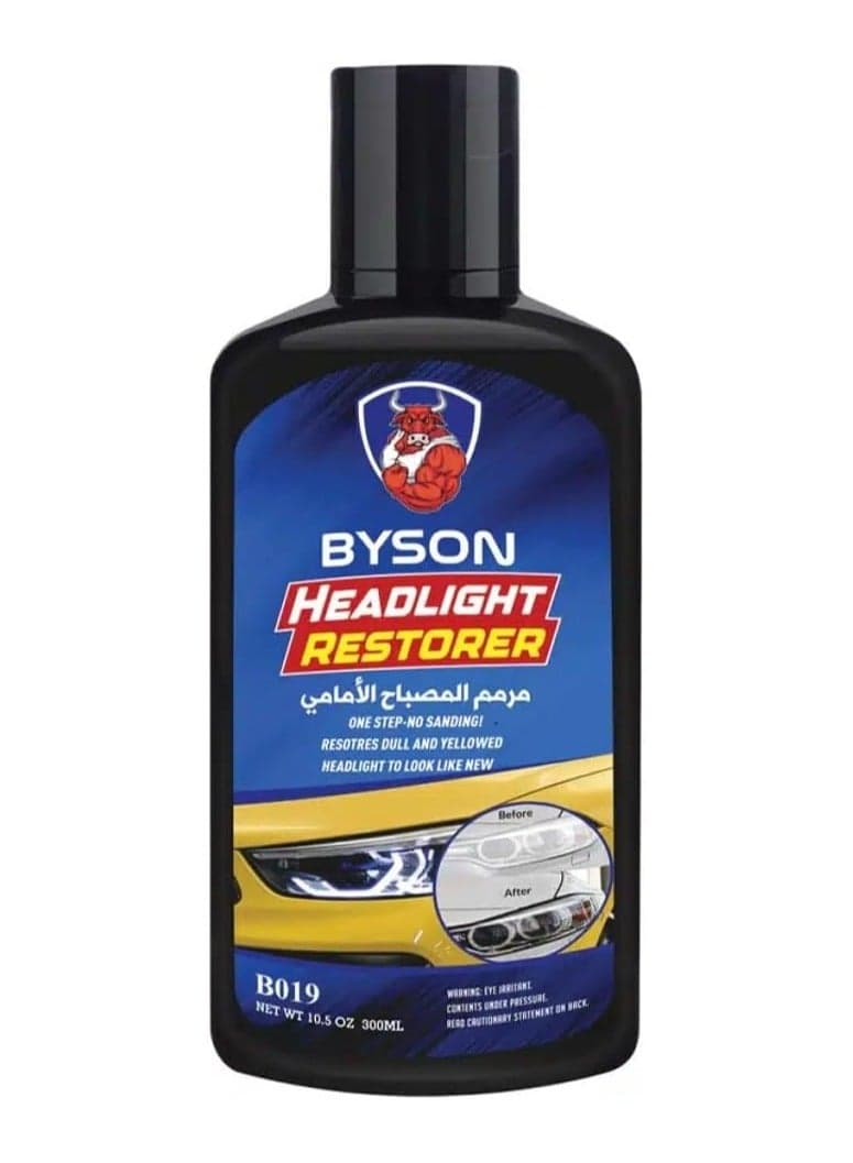Headlight Restorer for Car and SUV - Removes Oxidation, Yellowing and Haze - Restores Clarity and Shine to Headlights, Taillights and Plastic Lenses - Easy Application Formula