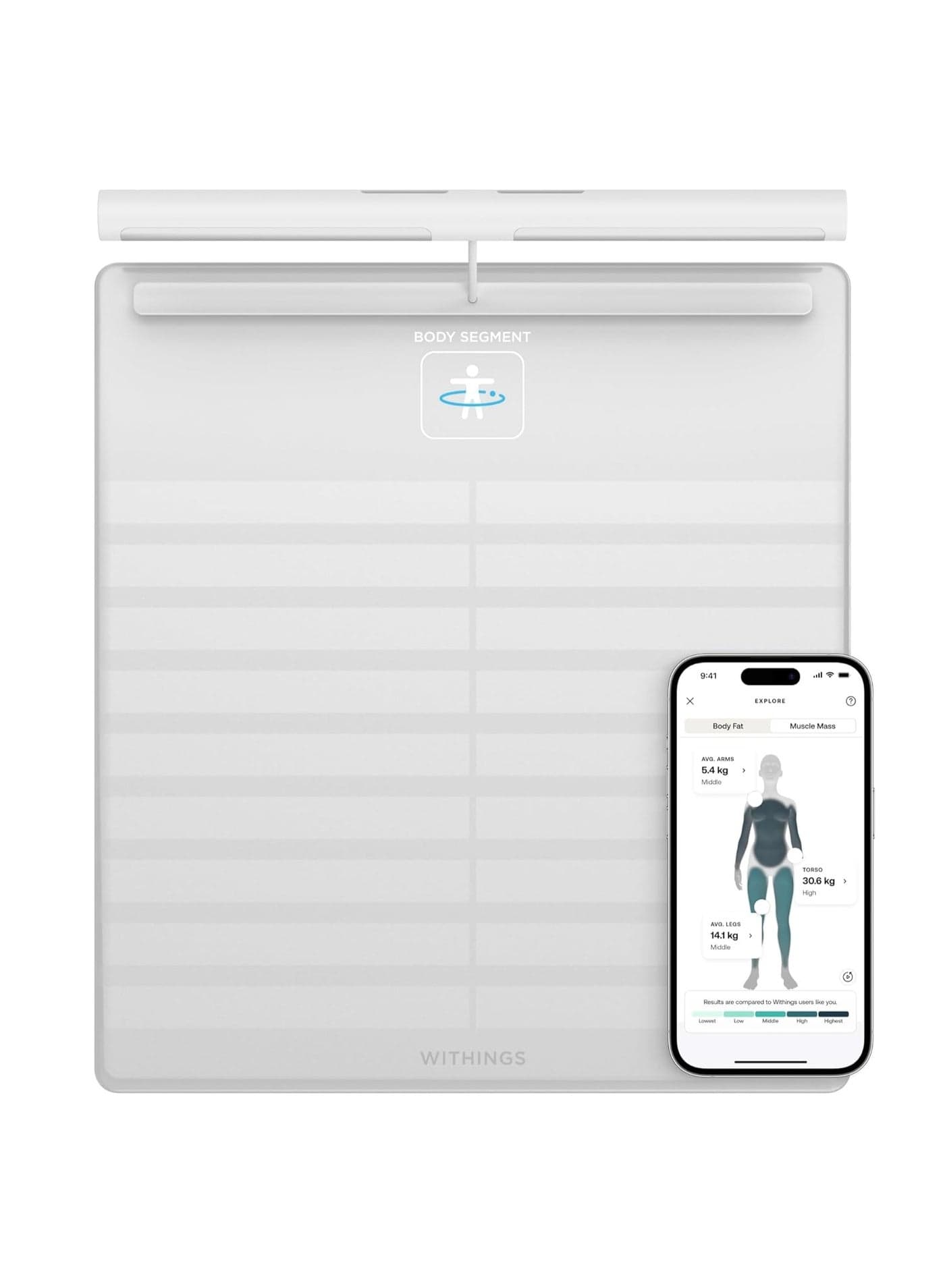 Withings Body Segment smart scale - White