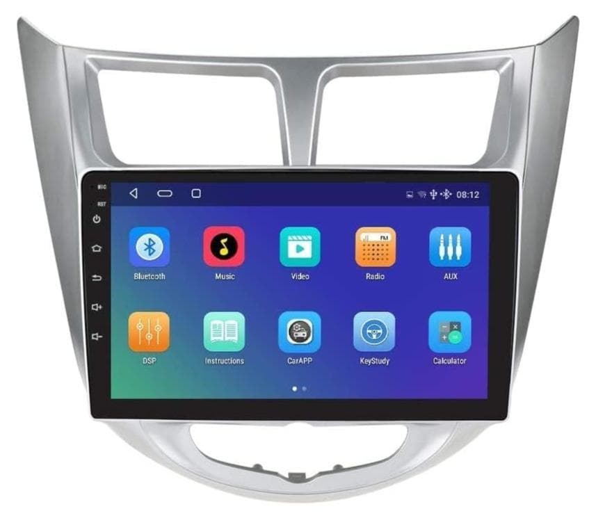 Android Car Stereo for Hyundai Accent 2011 To 2017 2GB RAM 32GB ROM Support Apple Carplay, Mirror-Link Wi-Fi BT, Radio GPS Navigation, 9 Inch IPS Touch Screen with Backup Camera Included