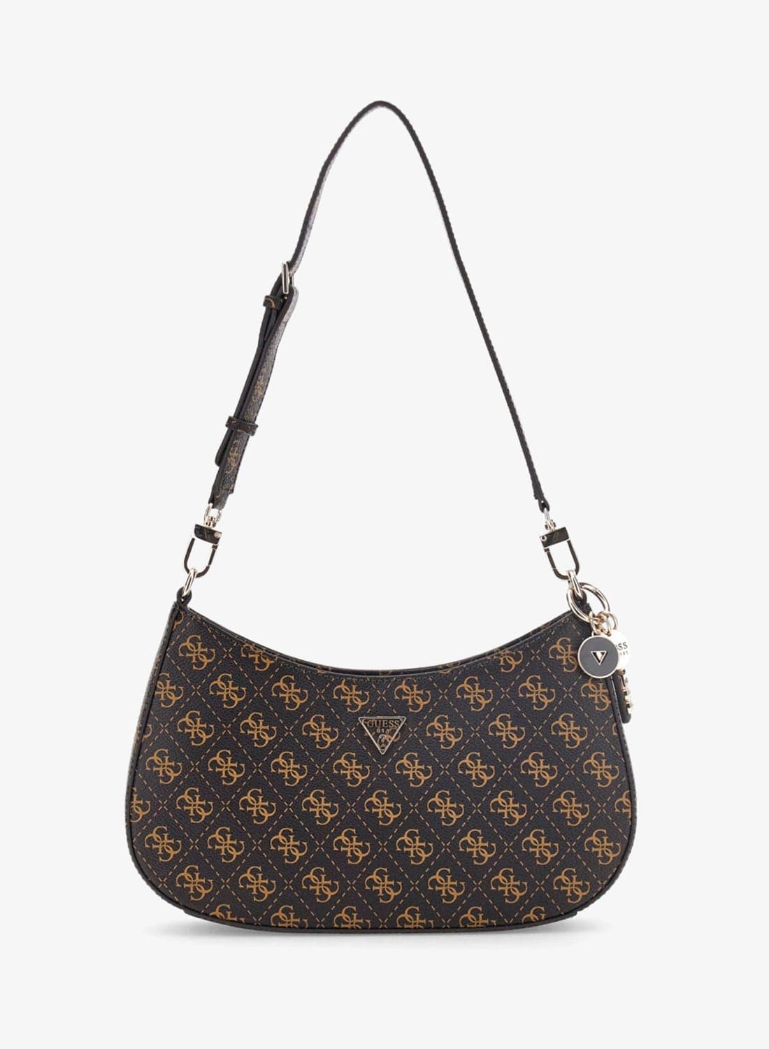 Noelle Logo Zip Through Shoulder Bag