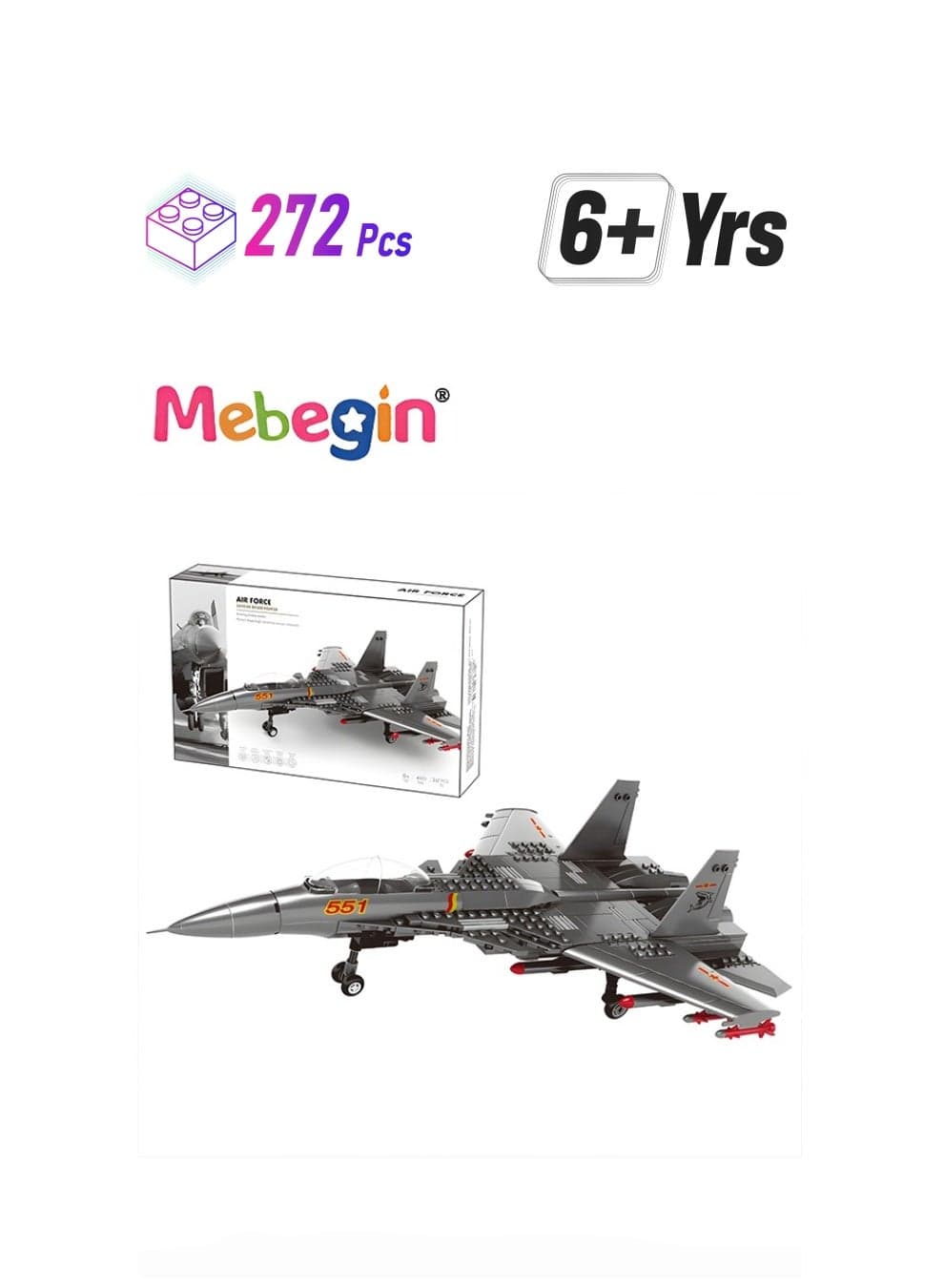Helicopter Model Building Blocks Set, Army Airplane Building Bricks Set, Air-Force Build Blocks Toy, Shipboard Aircraft Model, Highly Restored Building Block Kit, Educational Toys, Ideal Gift for Kids Aged 6+