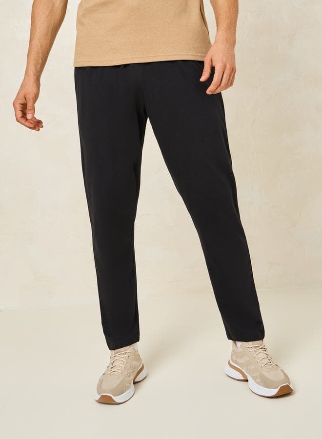 Eco Earth Slim Terry Open Hem Jogger With Welt Pockets