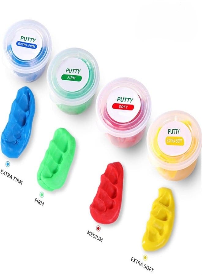 Therapy Putty for Kids and Adults Resistive Hand Exercise Therapy Putty Kit Therapy Exercise Putty