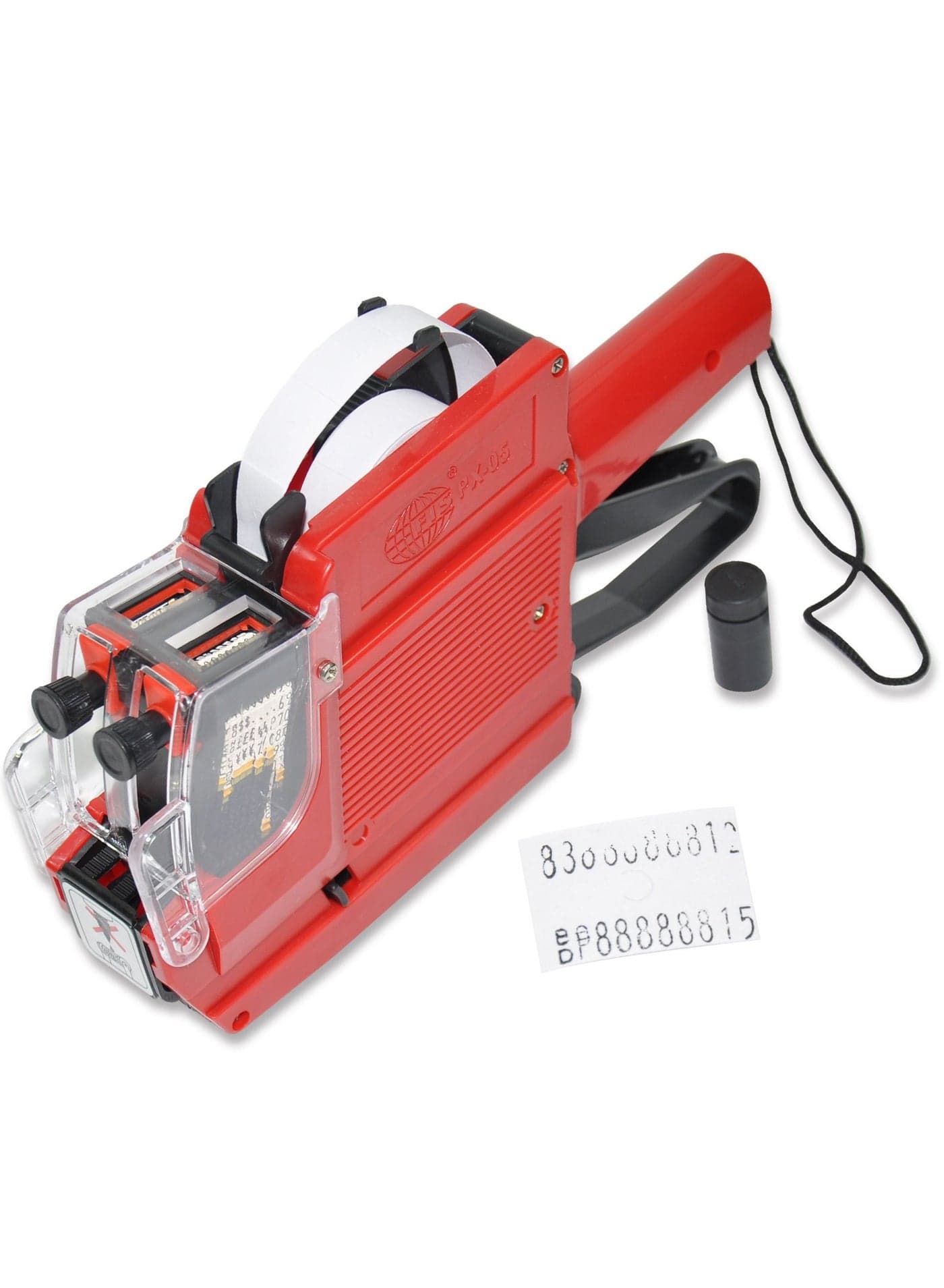 FIS Price and Date Label Machine 2-Line Printing, Red Colour - FSPX05RE