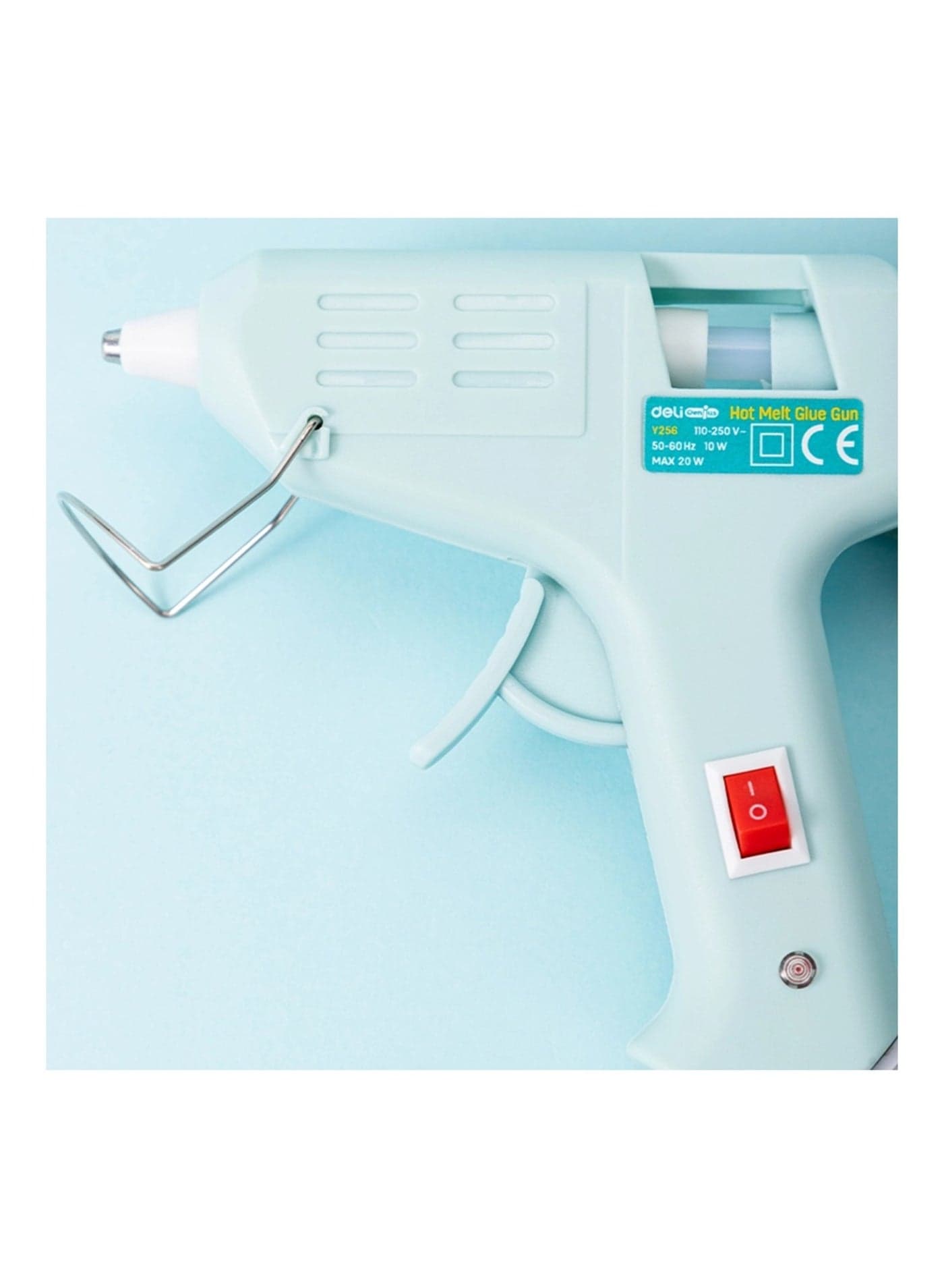 1-Piece Hot Melt Glue Gun 20W Power Assorted Colours