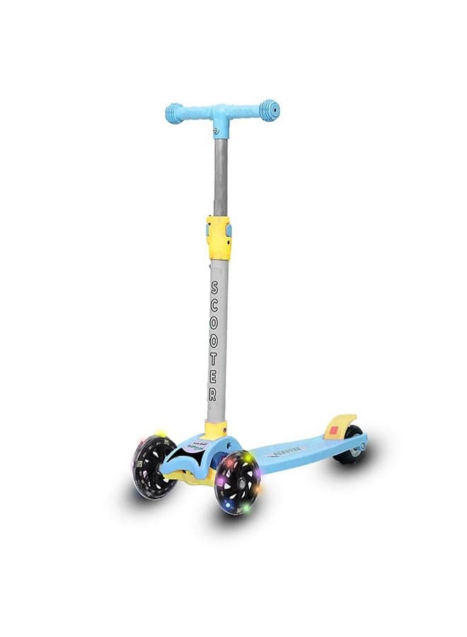 Bumtum | Smart Kick Scooter For Kids 30 Inch 3 Adjustable Height Scooter, Foldable And Attractive PVC Wheels With Rare Brakes for Boys And Girls | Age 5 Years
