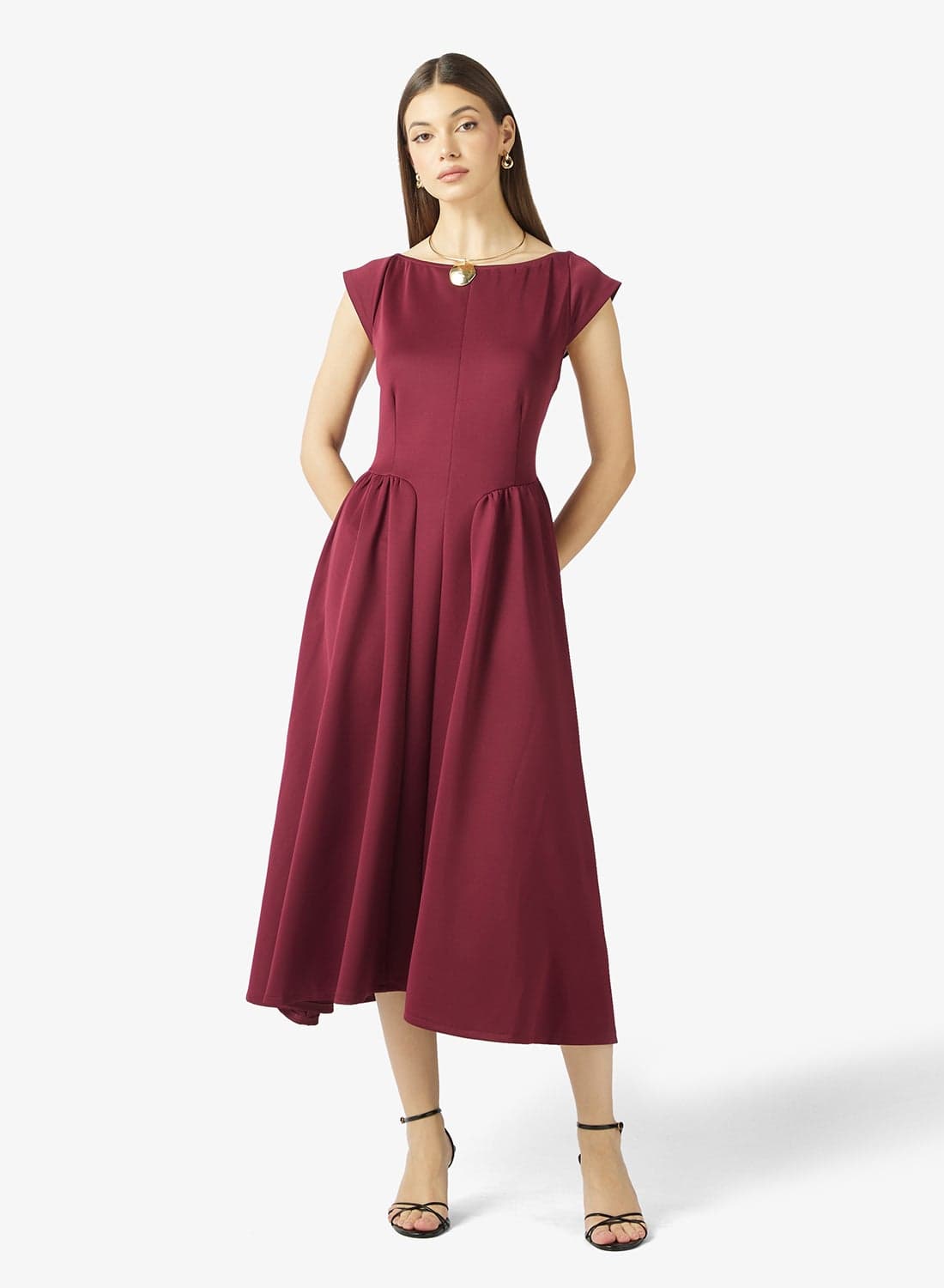 A-line Dress With Princess Cut
