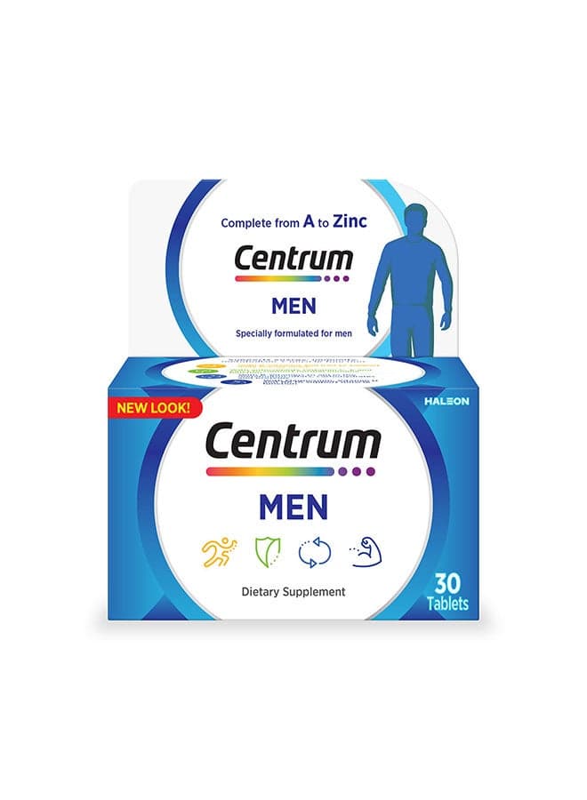 Centrum Men Specially Formulated Multivitamin for Men, 30 Tablets