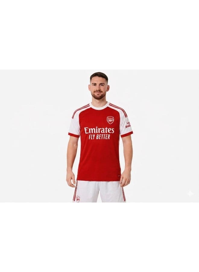 Men’s Arsenal Home Football Jersey Set – Adult Sports T-Shirt & Shorts Kit