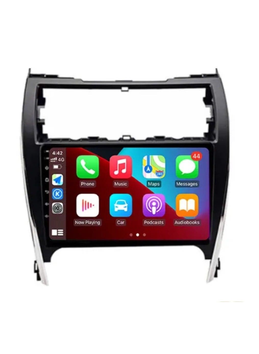 Android Car Stereo Screen For Toyota Camry 2012 To 2016 2GB RAM With Carplay Android Auto Wireless QLED Touch Screen Support Bluetooth Offline Online Maps Support YouTube AHD Camera Included