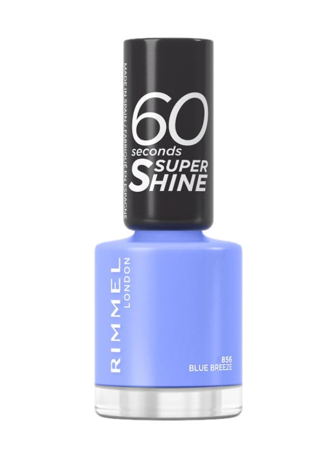 60 Seconds Nail Polish - 856 - Blue Breeze, 8ml