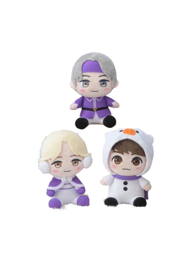 TinyTAN Purple Holidays MP Mascot "Jimin & V & Jung Kook"