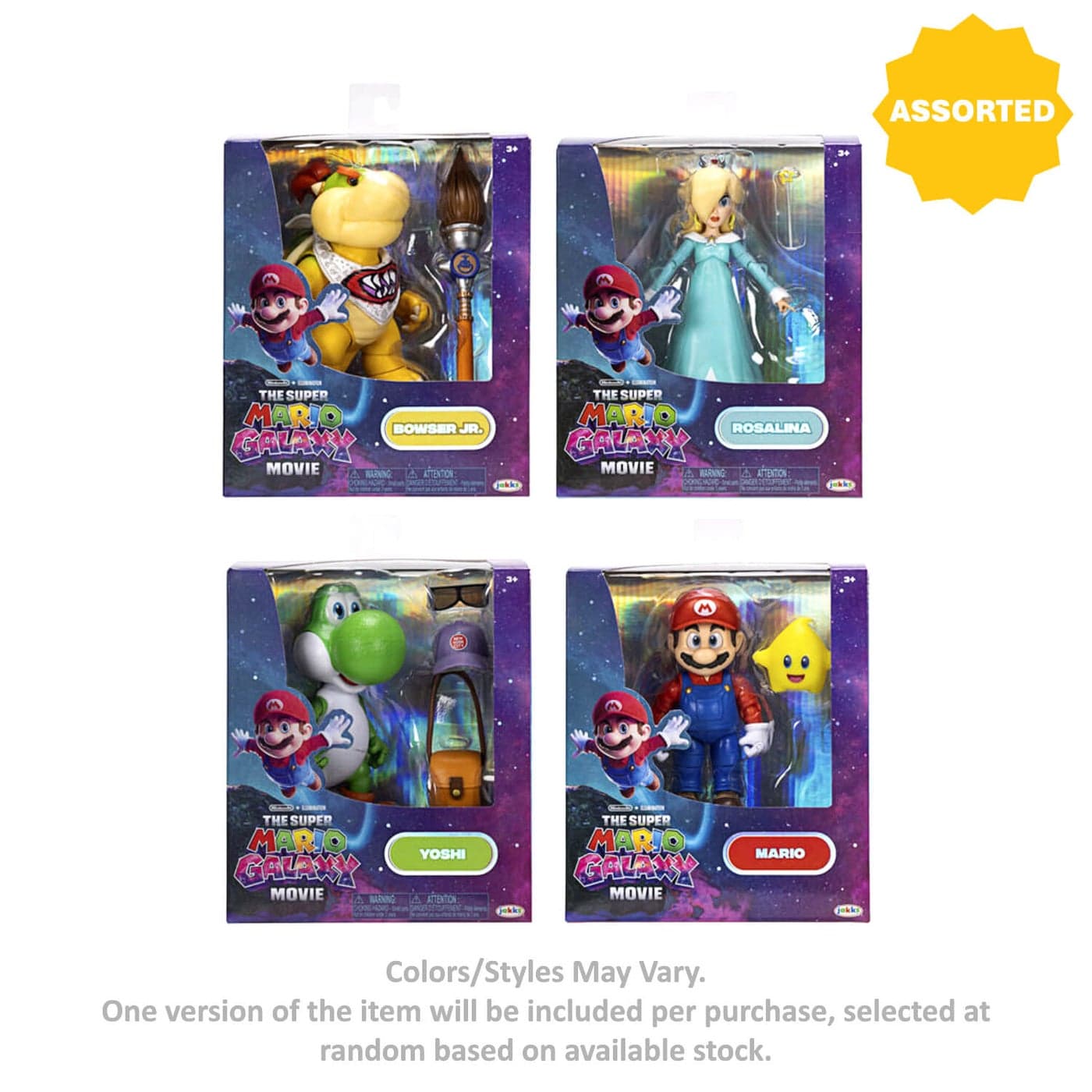 Nintendo The Super Mario Galaxy Movie Action Figure (12.7 cm, Assorted)