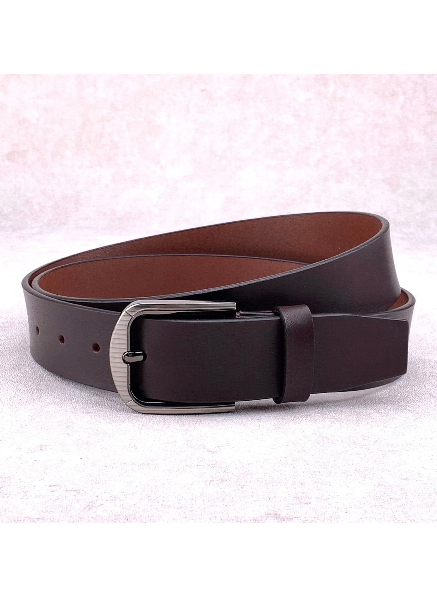 Classic Milano Genuine Leather Belt Men - Semi-Casual Men's Belts & Party Wear Belt, Casual Outfits, Gifts - Black & Brown Men’s Leather Belt for Men