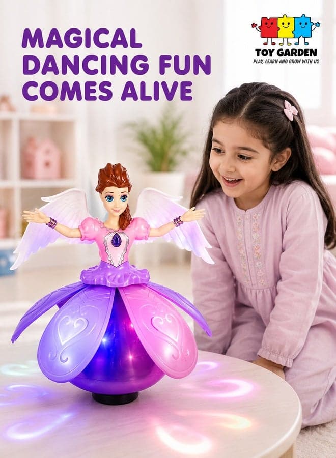 Musical Dancing Rotating Baby Princess Doll Toy – Electric Dancing Queen Toy for Girls, Toddlers – Happy Novelty Gift for Kids
