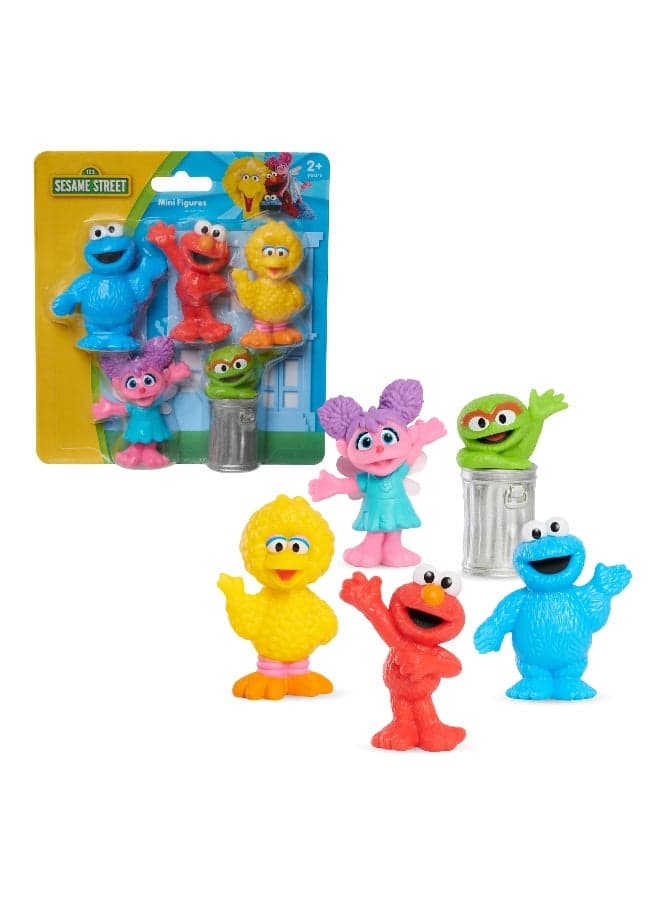 Sesame Street 5 Pack Mini Figure Set