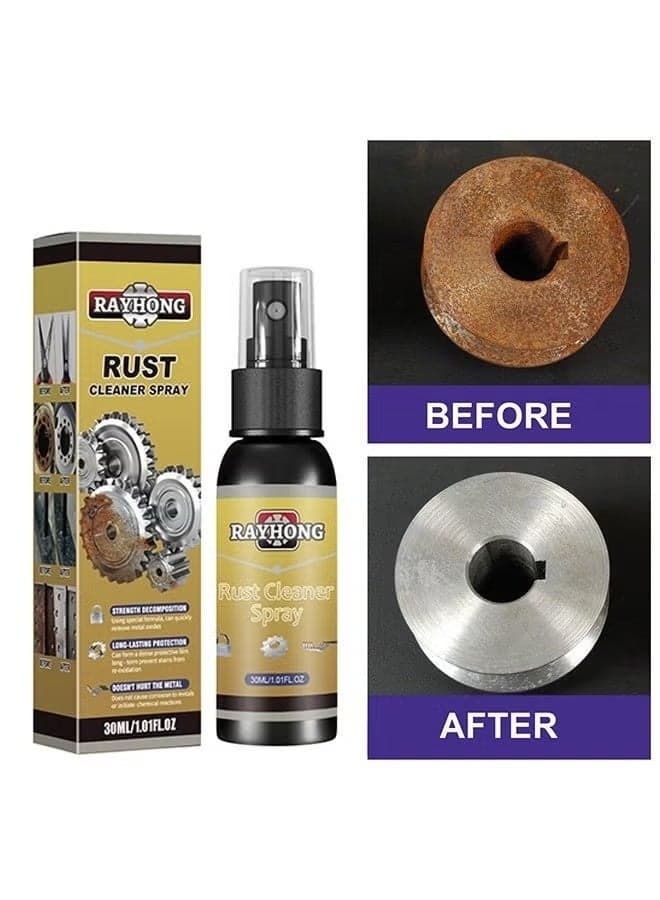 Rust Cleaner Spray,Stainout Boat Rust Remover, Stain out Boat Rust Remover, Multipurpose Rust Remover Spray for Metal, Rust Remover Inhibitor Derusting Spray Car Maintenance Cleaning Tool