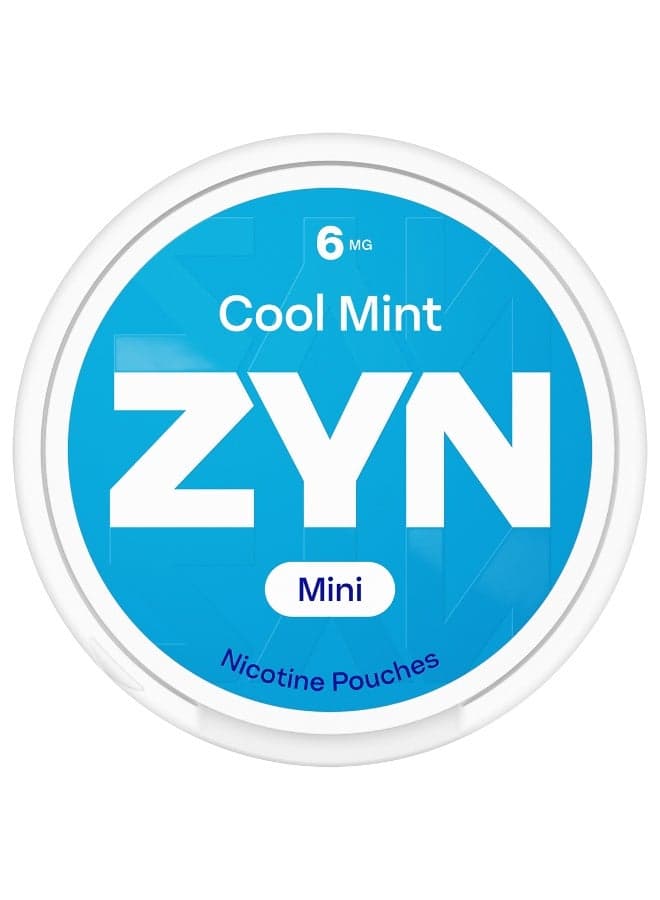 Mini Nicotine Pouch For Quitting Smoking and Tobacco, Cool Mint, 6mg, 20 Sachets