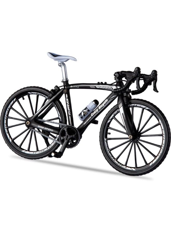 1:8 Scale Die-Cast Road Bike Model - Assorted Color Miniature Bicycle for Collectors, Dioramas, and Toy Vehicle Enthusiasts