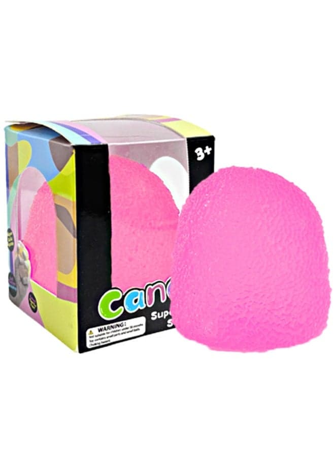 Gumdrop Shaped Squishy Stress Ball, Super Soft Slow Rebound Squeeze Toy, Candy Textured Fidget Toy for Kids & Adults