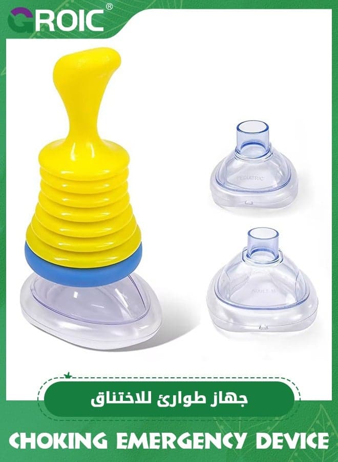 Choking Emergency Device, Portable Suction Rescue Device, LifeVac Home Kit, Helps to Remove Clogged Objects, Portable Airway Suction Device for Home and Travel, First Aid Kit for Kids and Adults