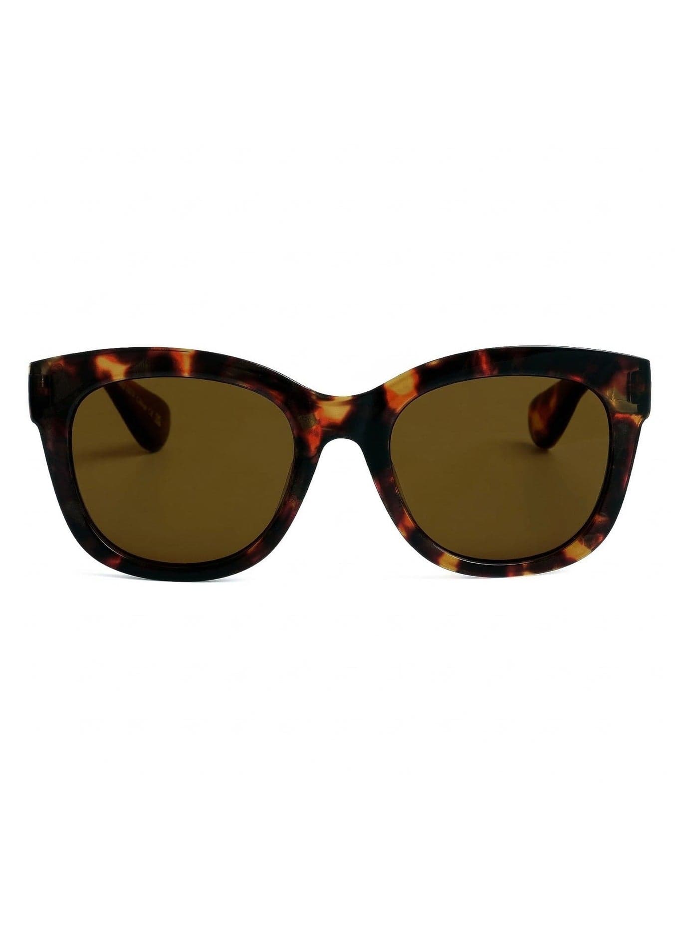 BIG Sunglasses - Bold Fashion Frame - Brown Tinted Lens - Anti-reflective & Anti-Glare - Polarised Lenses With UV400 Protection - Spring Hinges - Brown Tortoiseshell - Mens Womens
