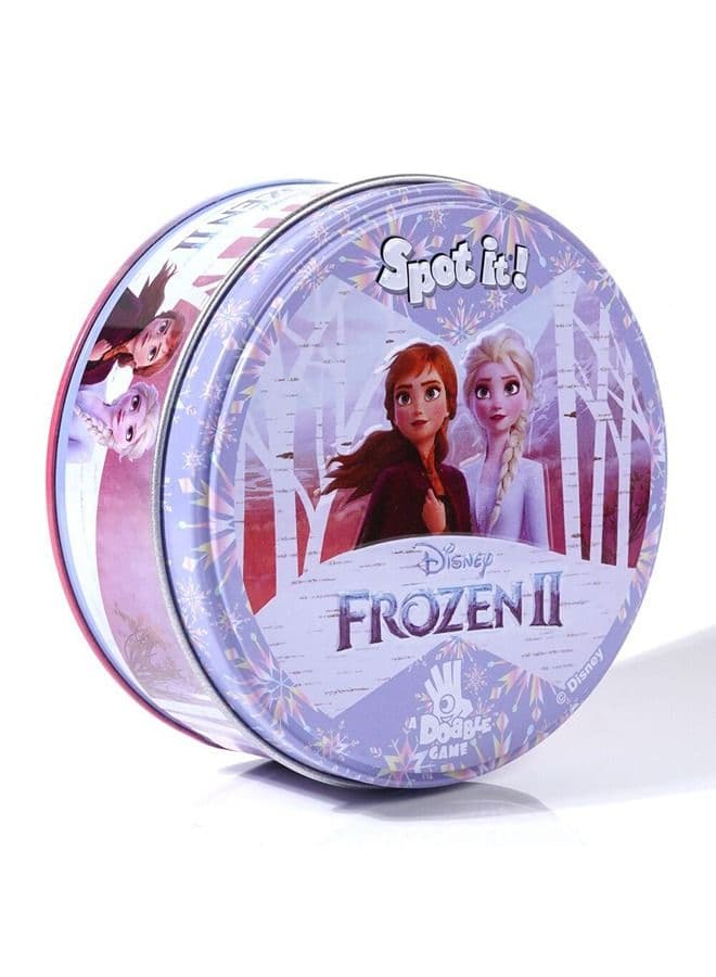 Spot It, Frozen II Card Game, Matching Game, Fun Kids Game for Family Game Night, Travel Game for Kids, Great Gift for Kids, Age 4+, 2 to 5 Players Average Playtime 15 Minutes