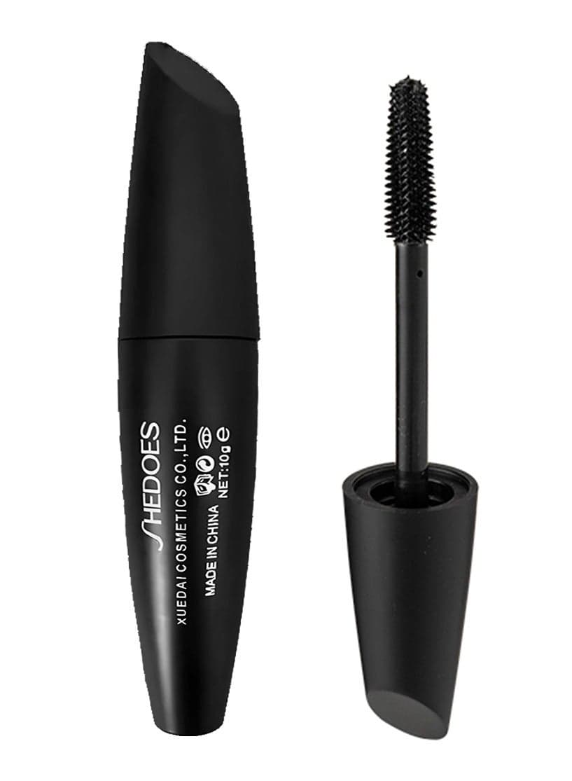 Thick Curling Waterproof Mascara: 3D Brush, Clump-Free, Deep Black, Long-Lasting Charm