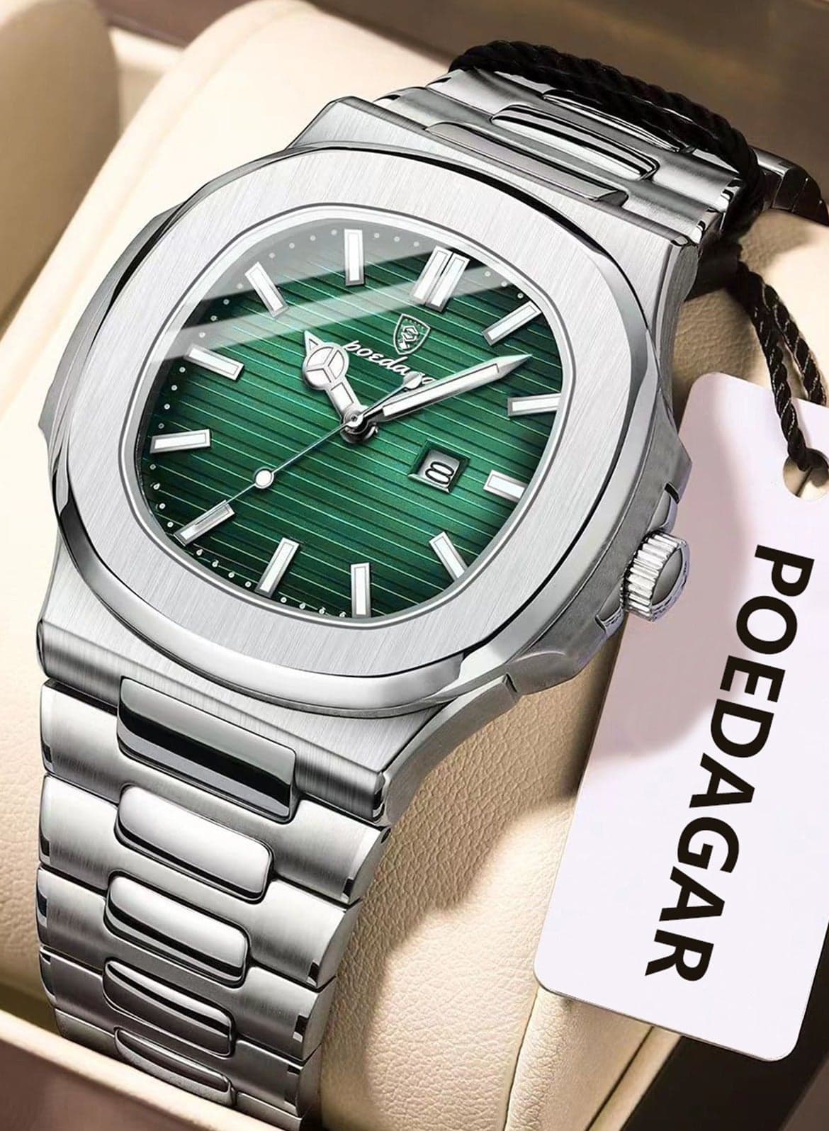 Man Watch Waterproof Luminous Men's Watch Quartz-40.5mm