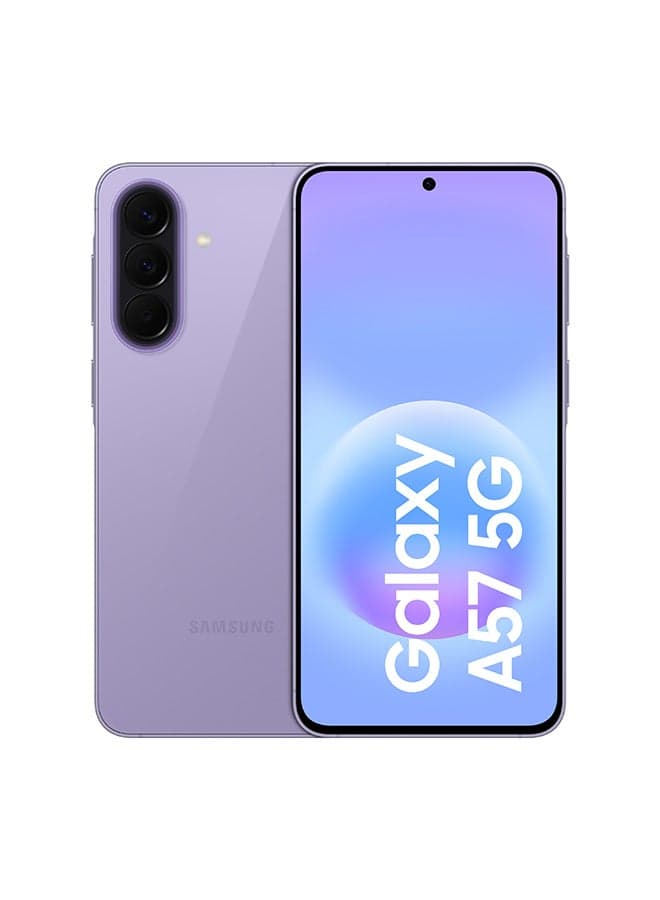 Galaxy A57 Dual SIM Awesome Lilac 8GB RAM 256GB 5G - Middle East Version