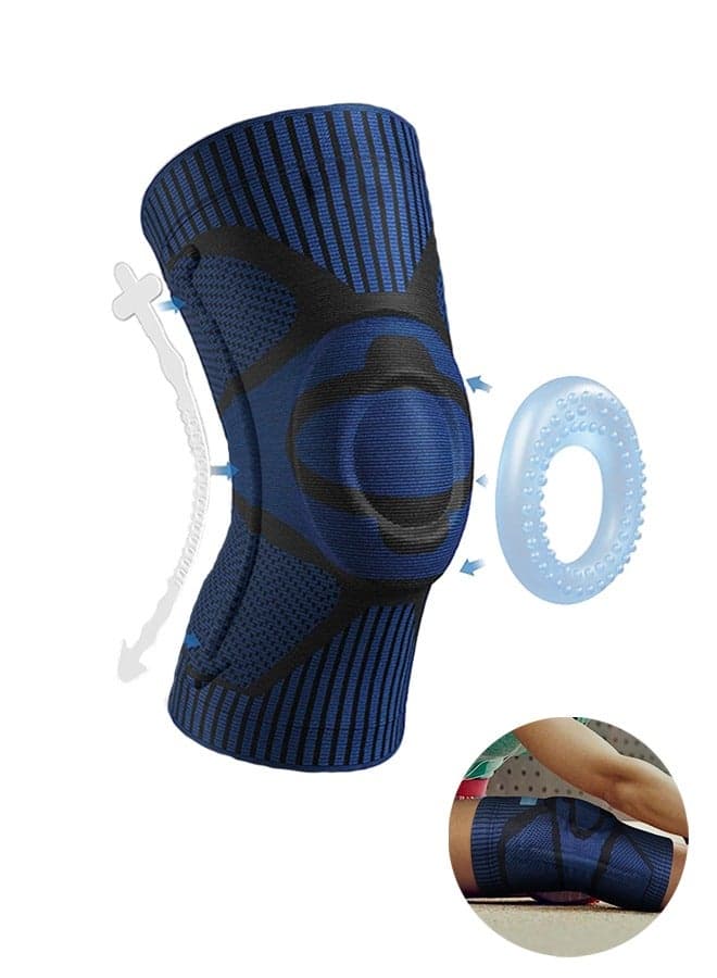 Silicone Shock Absorbing Knee Support Multi Purpose Knee Brace, Knee Supporter for Men are Comfortable and Breathable Knee Pads That Relieve Knee Pressure