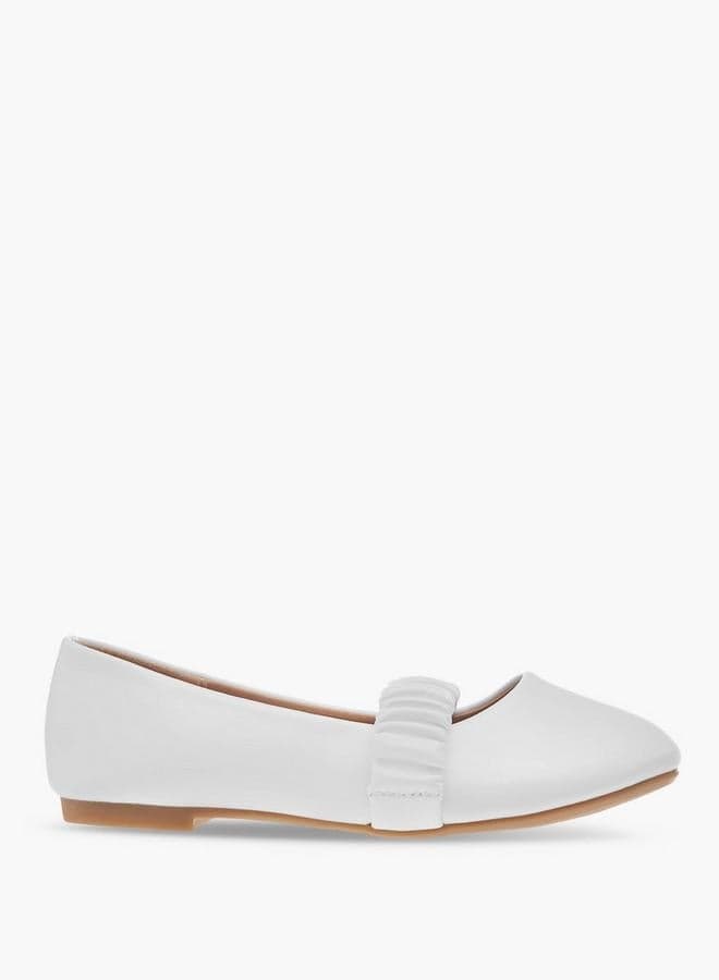 Flora Bella Solid Slip-On Ballerina Shoes