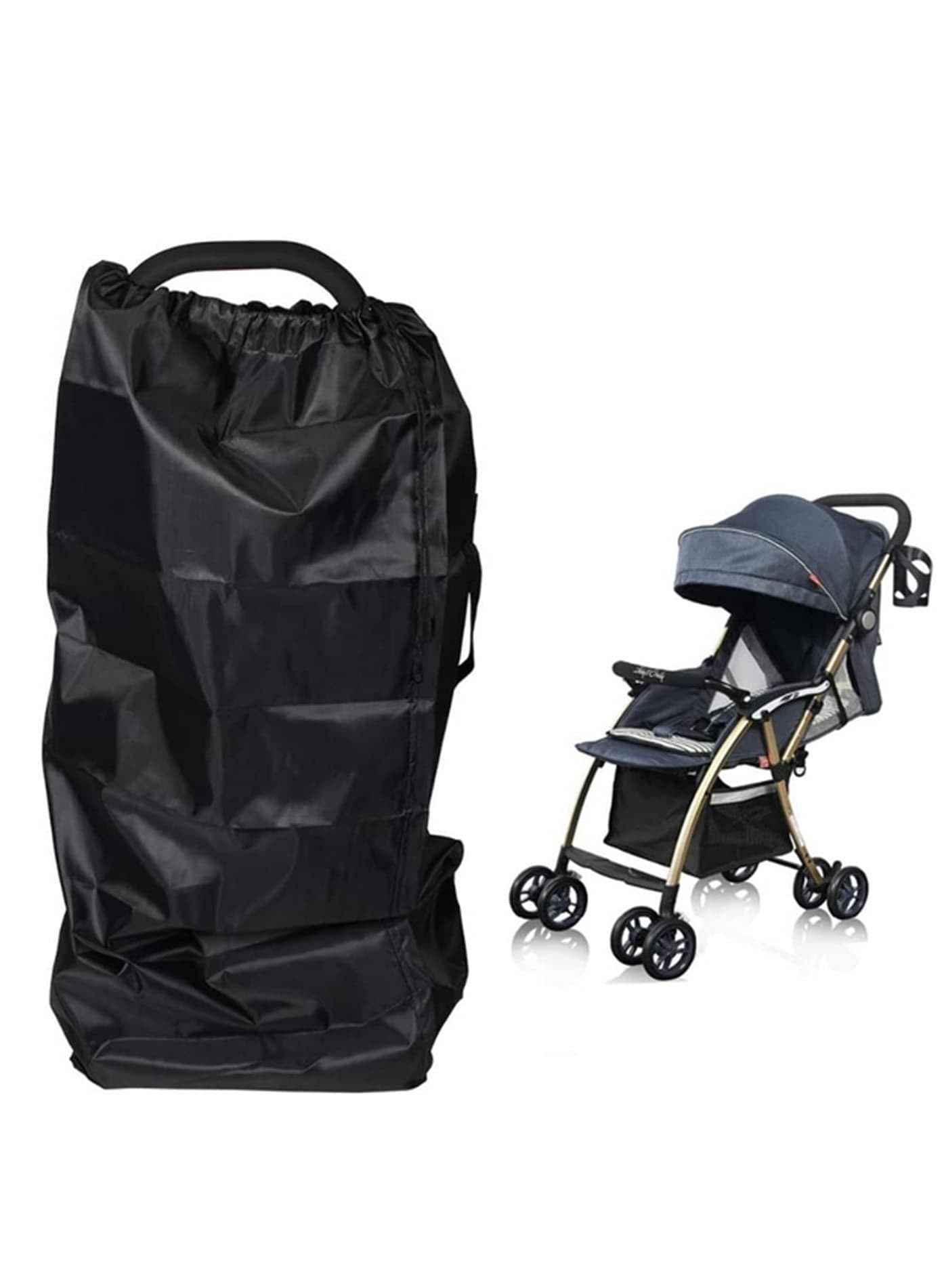 1PCS Oxford Cloth Baby Stroller Travel Bag Umbrella Trolley Cover Bag Pushchair Bag Foldable Stroller Accessories-117 * 53 * 33cm