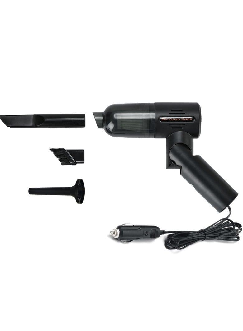 Mini Portable Handheld Vacuum Cleaner – High Power 36000RPM Motor, Foldable & Rotating Handle, USB Rechargeable, with Multiple Nozzles for Desk, Car, Keyboard, and Pet Hair Cleaning