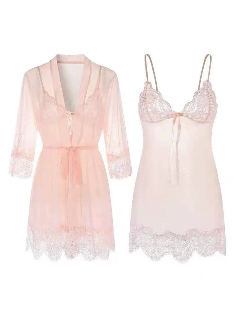 Women's Silk Pajamas 4-Piece Set