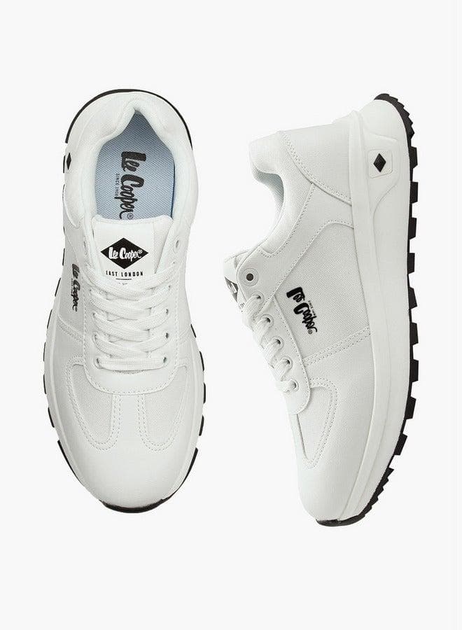 Men's Panelled Lace-Up Sneakers