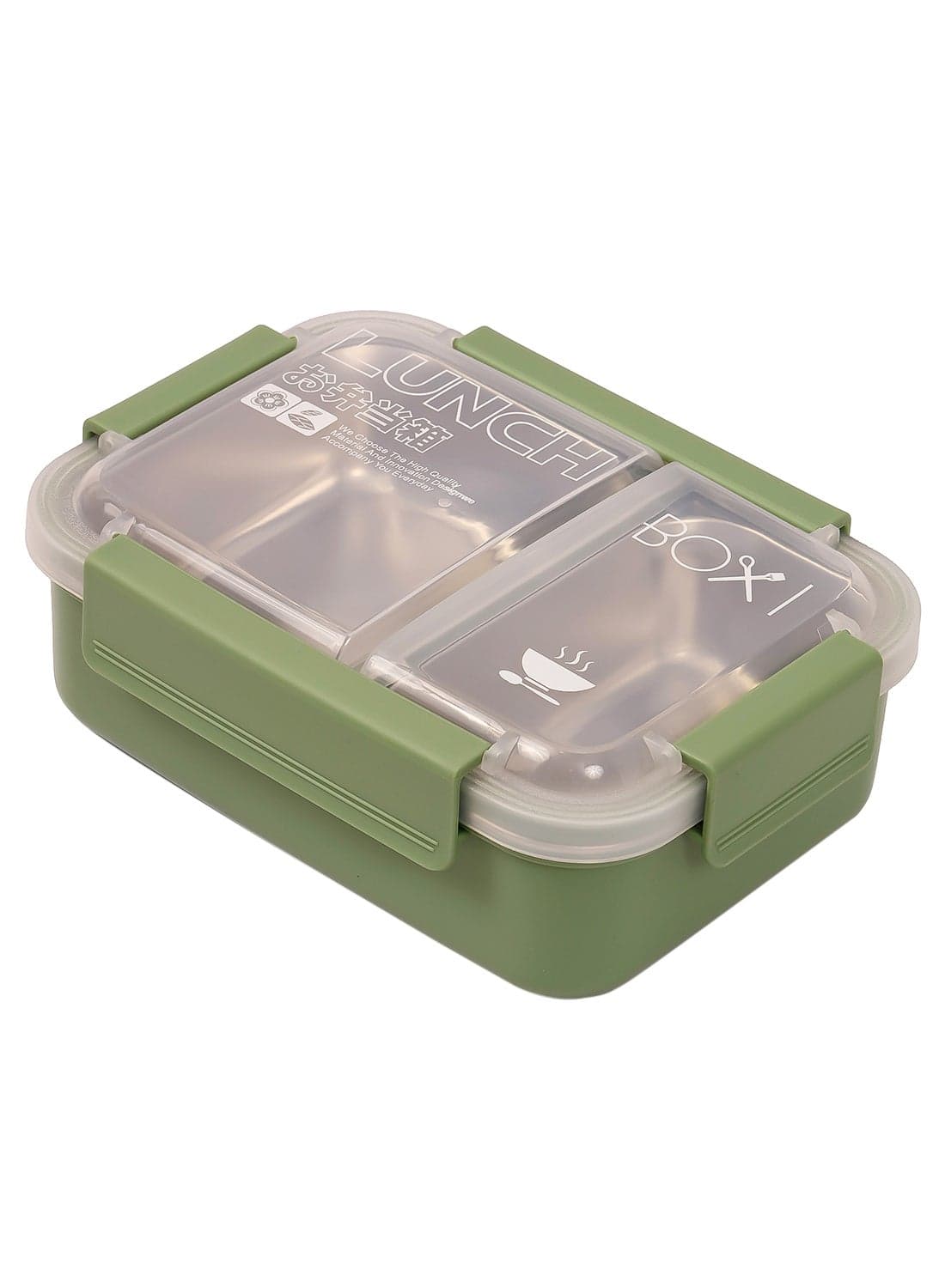 Lunch Box With BPA Free And Leakproof - Green