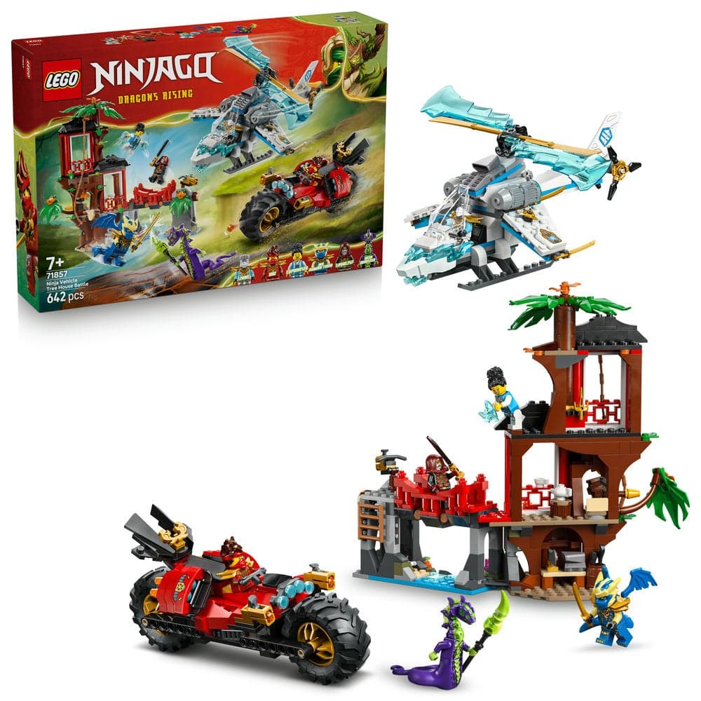 NINJAGO Ninja Vehicle Tree House Battle Toy Set 71857 (Age 7+, 642 Pieces)