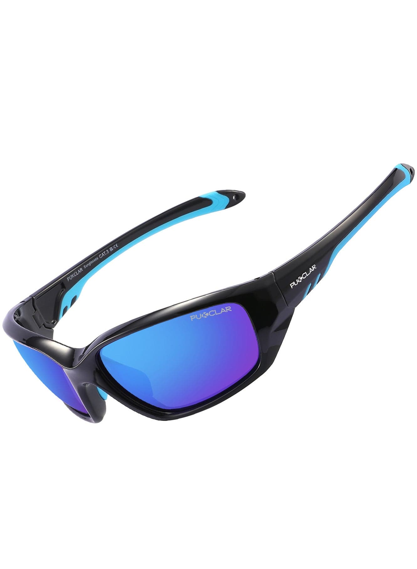 PUKCLAR Polarised Sports Sunglasses for Men Women Driving Sunglasses Cycling Running Fishing Goggles